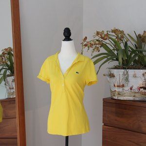 Perfect Condition Yellow Lacoste T-Shirt